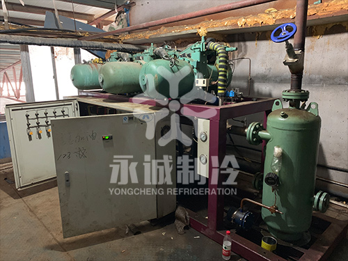 比澤爾螺桿機組維修現(xiàn)場